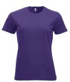 Dames T-shirt Clique New Classic-T helder Lila